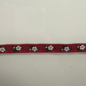 Weaving ribbon traditional border traditional flower 12 mm