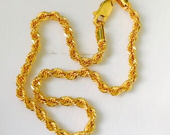 916 Gold Bracelet Etsy