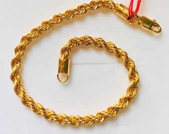 22k Gold Bracelet Etsy