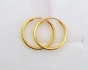 916 Gold Earrings Etsy 916 Gold Earrings Etsy
