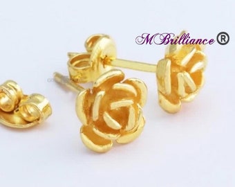 22k Gold Earrings Etsy