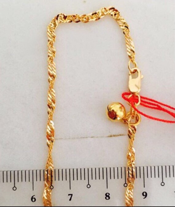 916 Gold Bold Cuban Bracelet