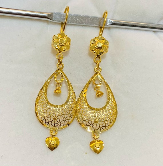 Buy quality 916 Gold CZ Designer Earring Jhummar LJE136 in Ahmedabad