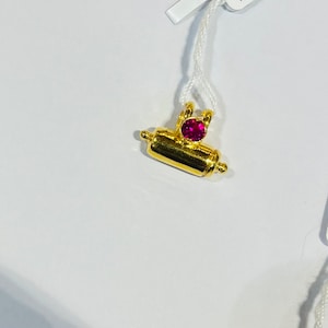 1 pair thali chain accessories pendant  for necklace Solid 22k gold 916 gold   pendant