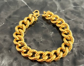 Italian design bracelet authentic 22k gold / 916 gold purity bracelet