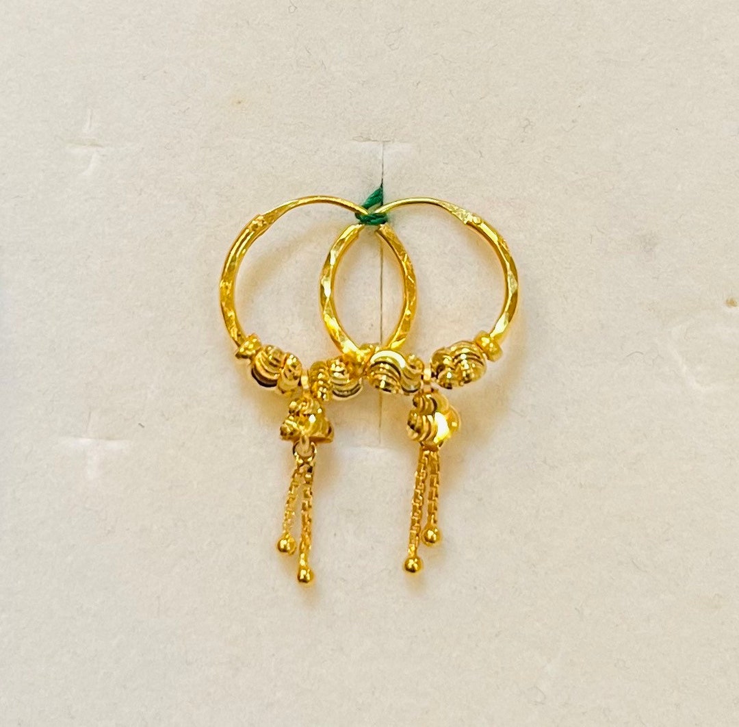 Gold Bali Earrings Designs Tanishq 2024 | favors.com