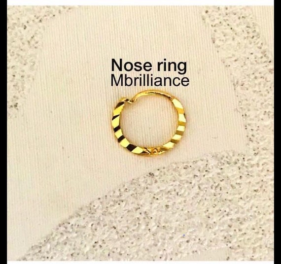 Nose ring 22k online gold