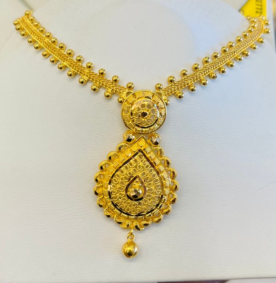 916 gold necklace designs with price deals