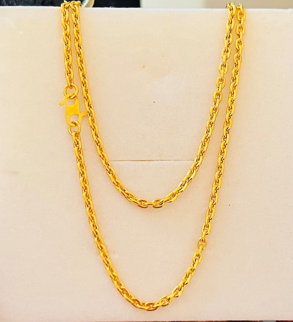 Gold chain 916 store new design