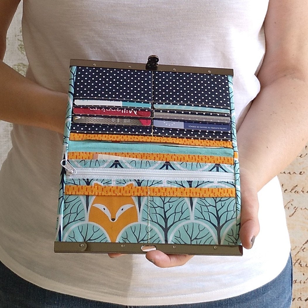 PDF Pattern for Rozy Slimline Wallet Etsy