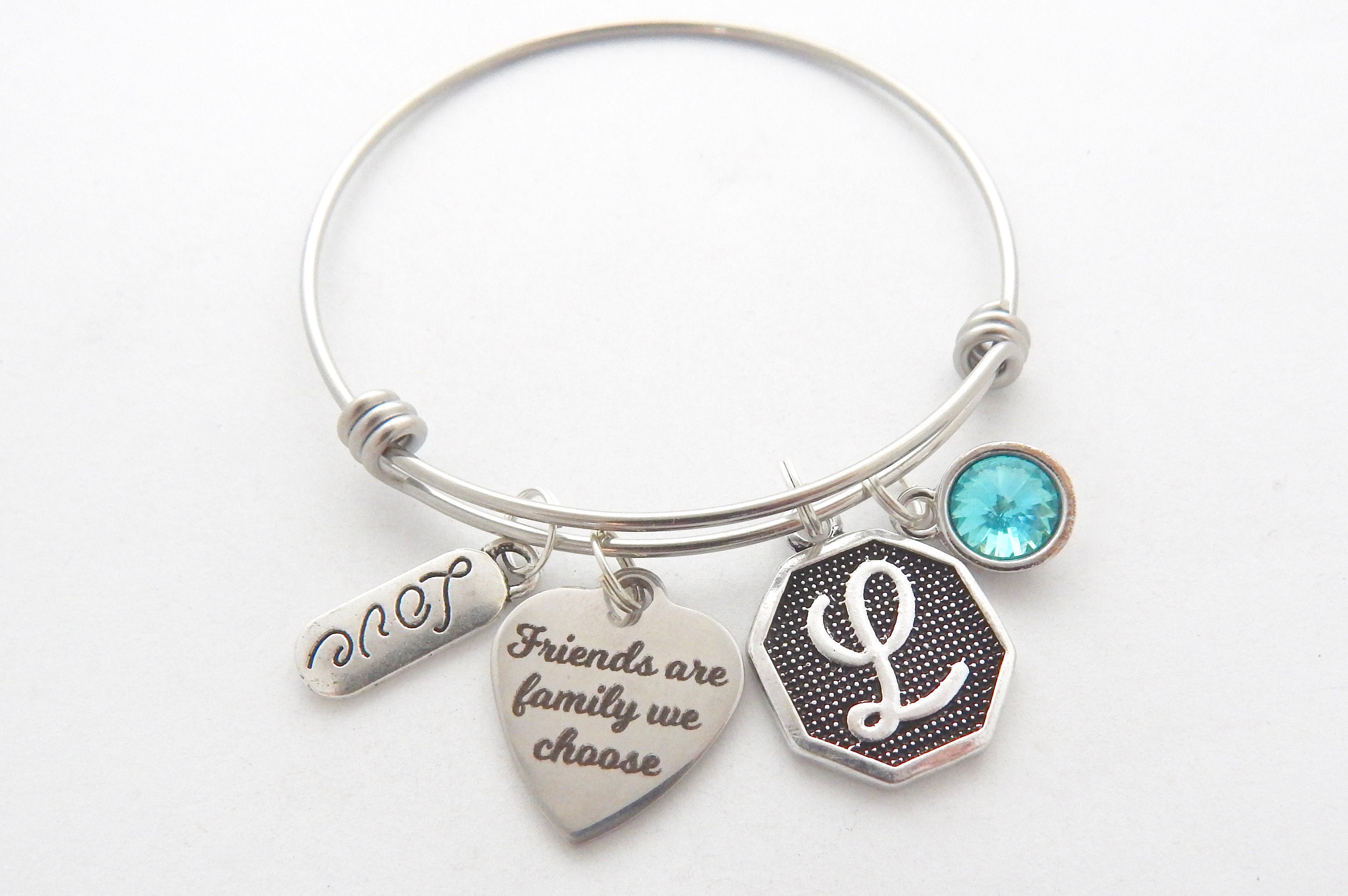 Personalized Friendship Bracelet Friends are the Family we Etsy