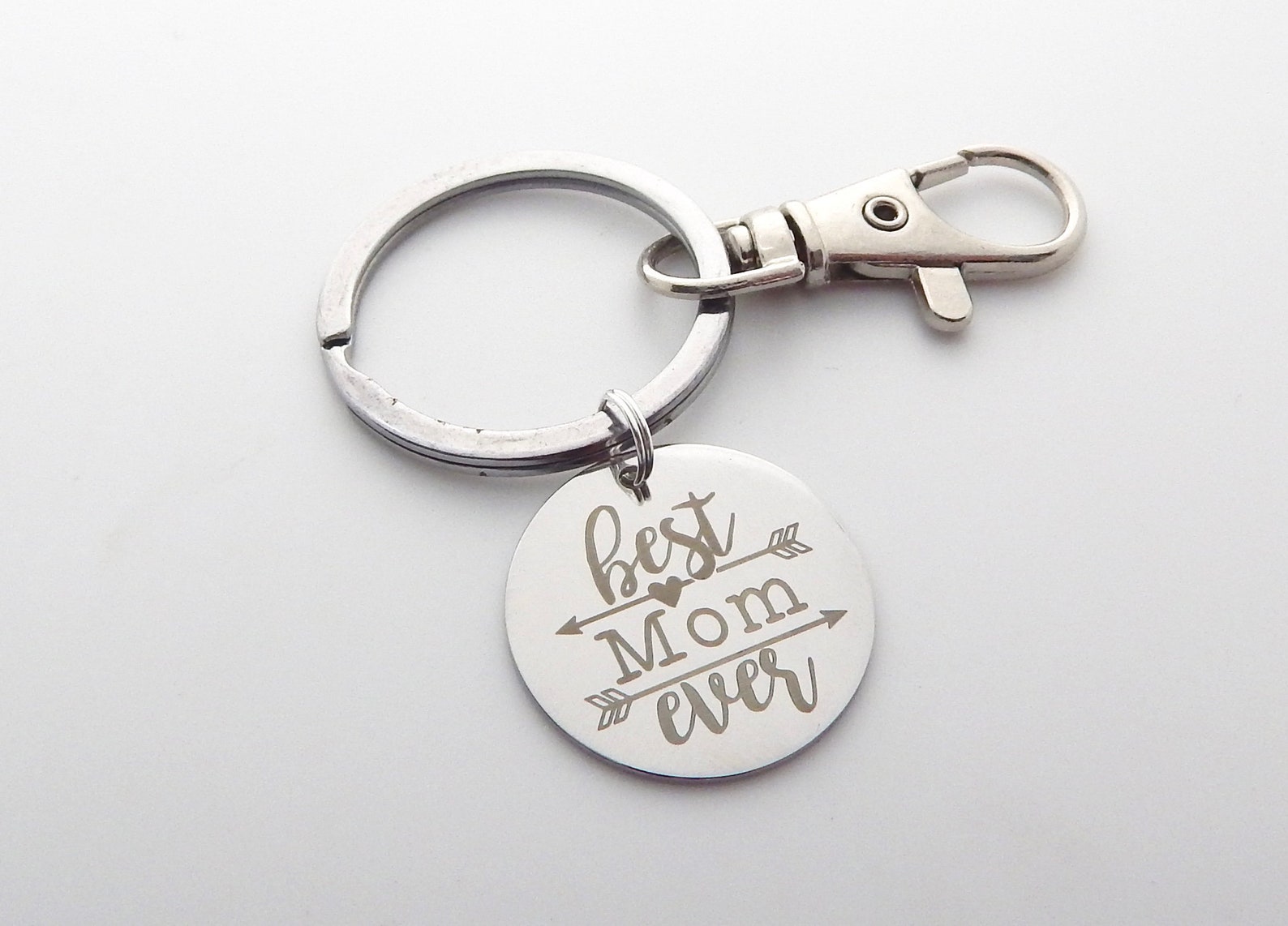 MOM KEYCHAIN Mom Gift Best Mom Ever Keychain Mothers Day Etsy UK
