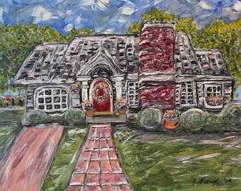 Hand-Painted House