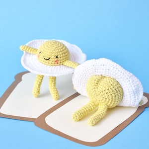 Cheeky Egg Crochet Pattern | Tiny Curl Amigurumi Pattern, Crochet Egg Pattern, Egg Amigurumi Pattern