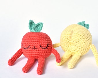 Apple Amigurumi Crochet Pattern | Tiny Curl PDF