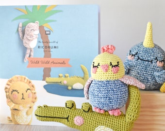 Ricorumi Wild Wild Animals Crochet Pattern Booklet