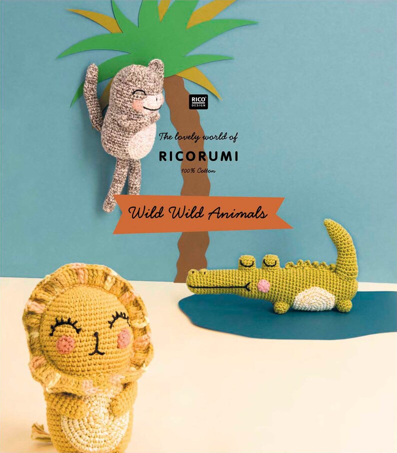 Ricorumi Wild Wild Animals Crochet Pattern Booklet image 3