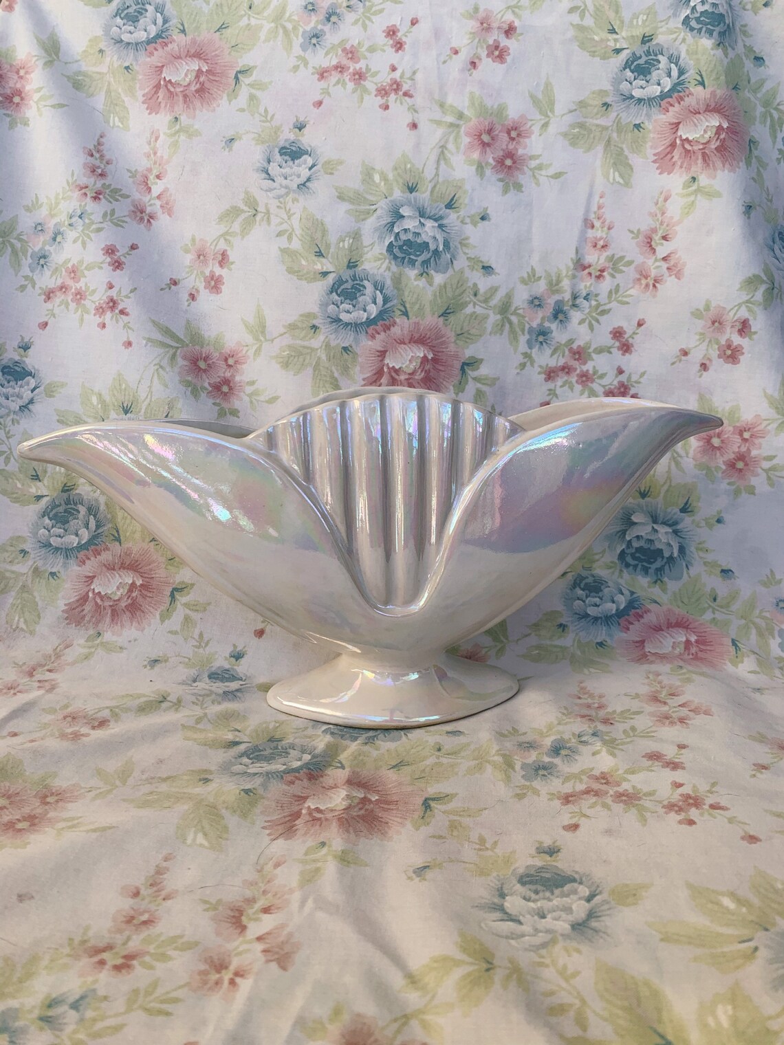 Vintage Lustre Raynham Style Vase Etsy