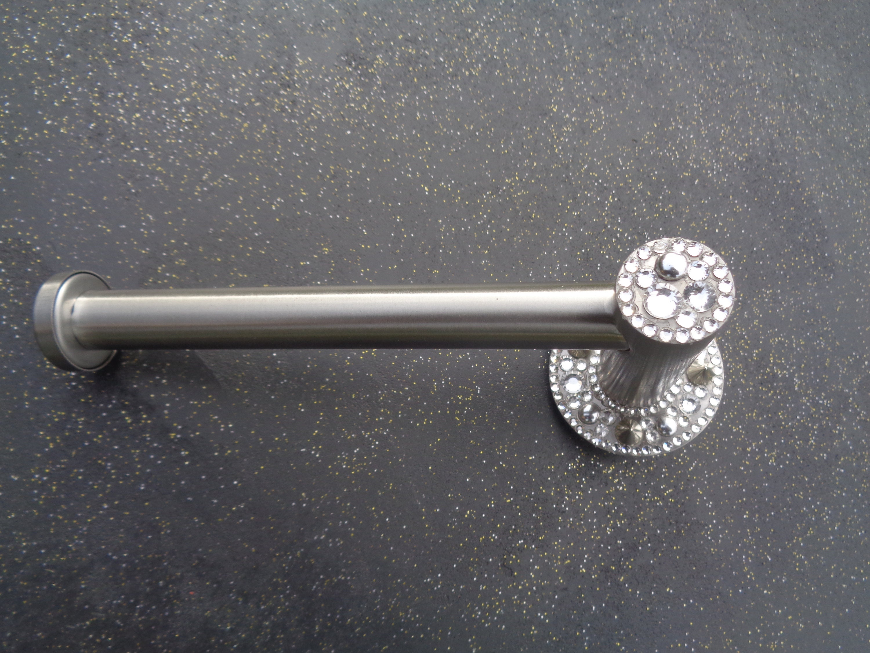 Sparkle toilet roll holder embellished with Swarovski Etsy