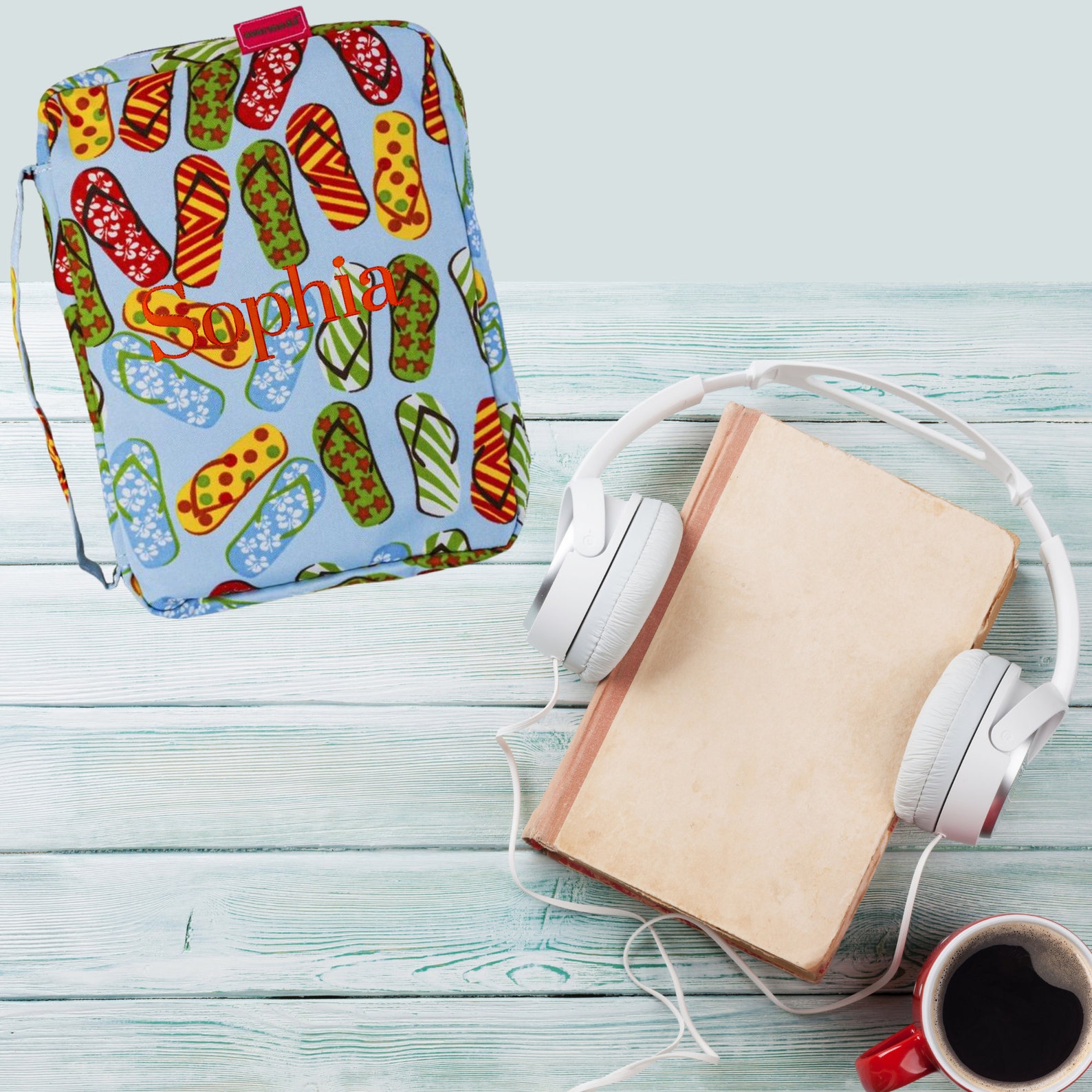 Tongs personnalisé Bible / couverture de livre Etsy