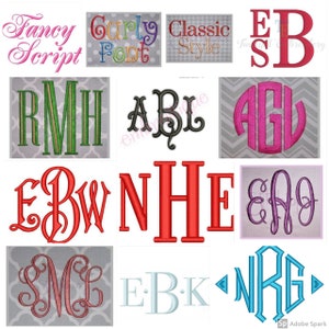K&ouml;nnte beinhalten: Eine Collage aus verschiedenen Monogrammstilen, darunter elegante Schrift, geschwungene Schrift, klassischer Stil und Blockbuchstaben. Die Monogramme sind in verschiedenen Farben, darunter Rot, Gr&uuml;n, Blau und Schwarz. Die Monogramme werden auf verschiedenen Hintergr&uuml;nden angezeigt, darunter Grau, Wei&szlig; und Rosa.