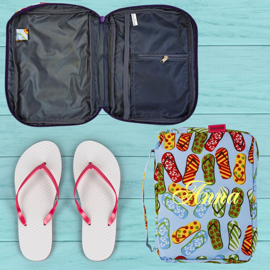 Tongs personnalisé Bible / couverture de livre Etsy