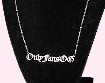 OnlyFansOG Nameplate Necklace