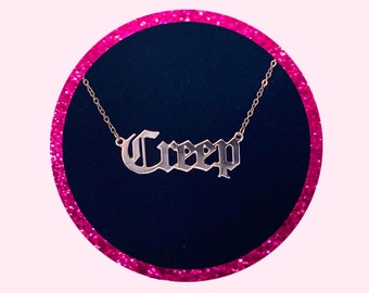 Creep Nameplate Necklace