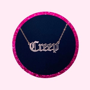 Creep Nameplate Necklace
