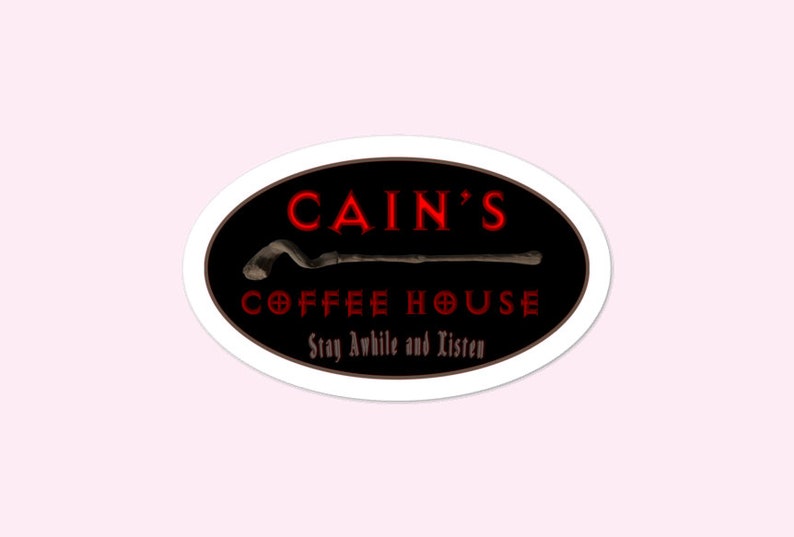 Cain's Coffee House Sticker image 3