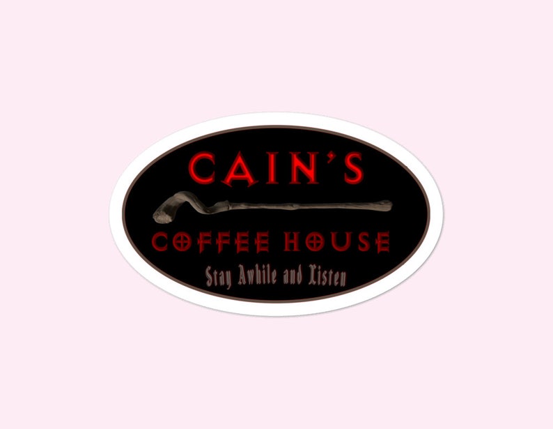 Cain's Coffee House Sticker image 2