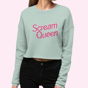 Scream Queen Cropped Sweatshirt