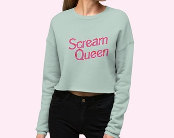 Scream Queen Cropped Sweatshirt