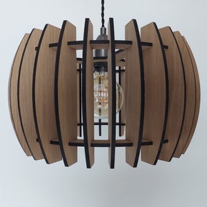 Wooden Lampshade, Wood lampshade, Laser Cut Lampshade, Veneer Wood Lampshade - Magnolia XL
