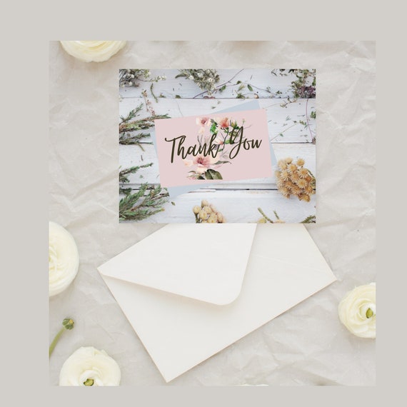 Thank You Printable Welcome Card Personalized Card - Etsy