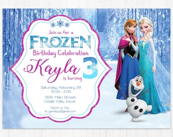 Frozen Party Invitation