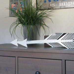 Large Feathered Arrow