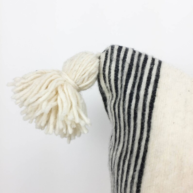 Ivory and Black XXL Long Lumbar Pillow Cover Body Pillow Etsy