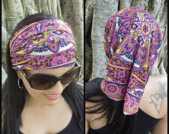 Wide Headband, Yoga Headband, Dreadlocks Headband, Running Headband, Fitness Headband, Hippie Headband Women Head Wrap, Head Cover, Turban