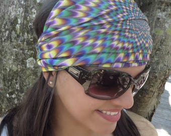 Yoga Headband Running Headband Fitness Headband Hippie Wide Headband Women Head Wrap No Slip Headband Boho Headband Bohemian Turban Headwrap