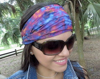 Yoga Headband Running Headband Fitness Headband Hippie Wide Headband Women Head Wrap No Slip Headband Boho Headband Bohemian Turban Headwrap