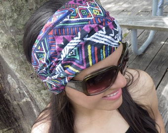 Yoga Headband Running Headband Fitness Headband Hippie Wide Headband Women Head Wrap No Slip Headband Boho Headband Bohemian Turban Headwrap