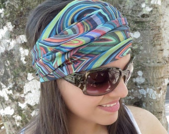Wide Headband, Running Headband, Yoga Headband, Fitness Headband, Women Hippie Headband, Bohemian Turban, Wide Head Wrap ,Boho Wide Headband