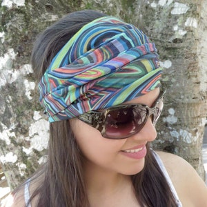Wide Headband, Running Headband, Yoga Headband, Fitness Headband, Women Hippie Headband, Bohemian Turban, Wide Head Wrap ,Boho Wide Headband