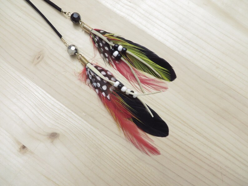 Feather Hair Extension Bohemian Hair Accessories Boho Etsy