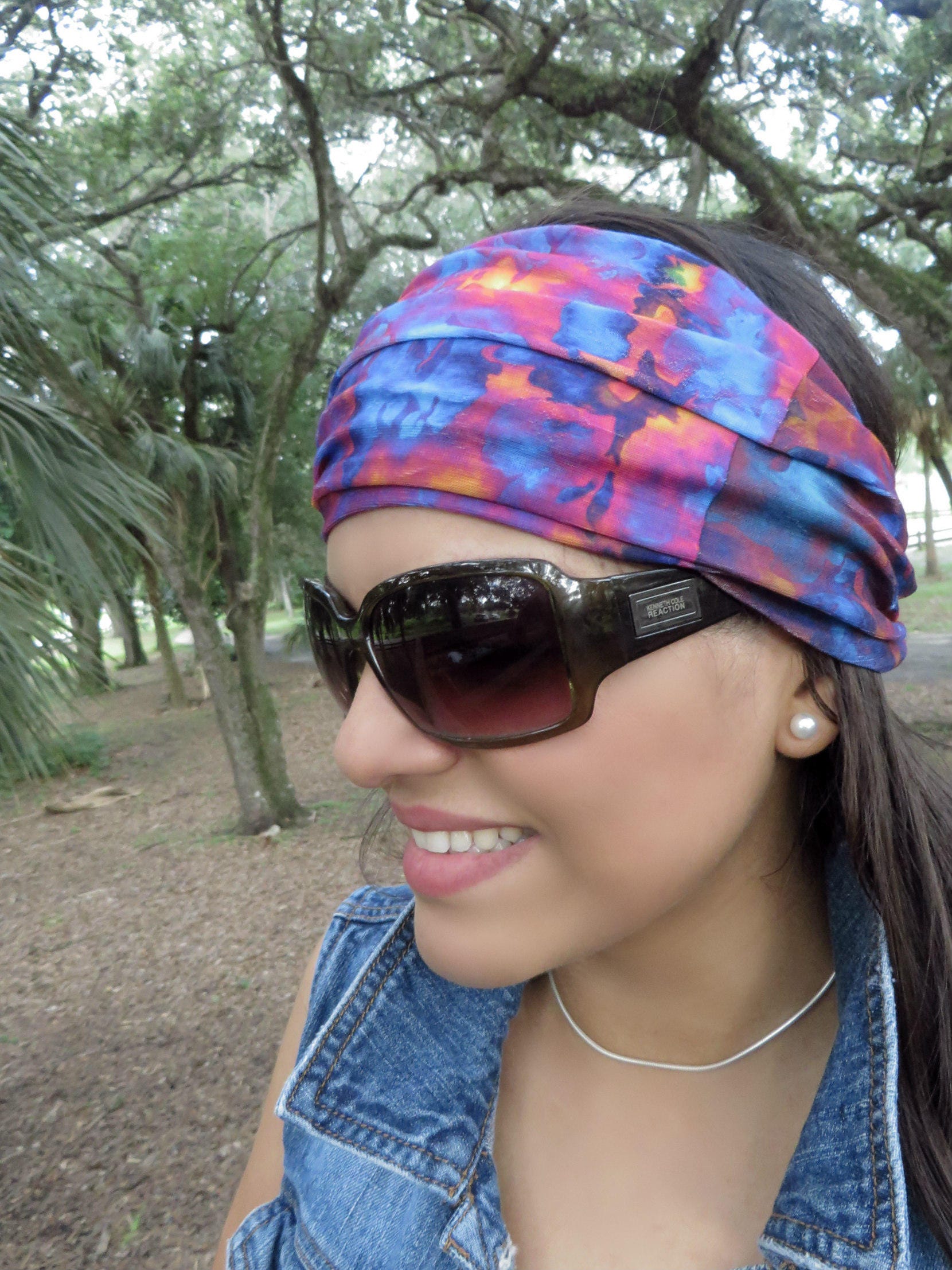 Yoga Headband Running Headband Fitness Headband Hippie Wide | Etsy