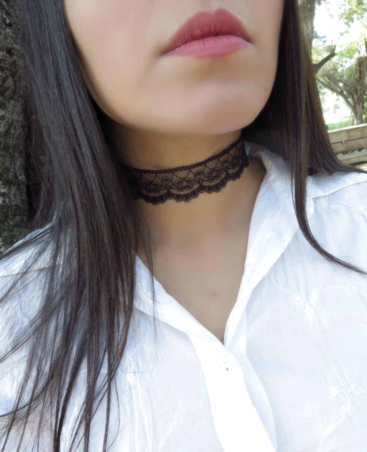 Black Lace Choker Necklace, Patterned Lace Choker, Vintage Choker, Delicate Necklace, Feminine Choker, Boho Tattoo Choker, Trendy Jewelry