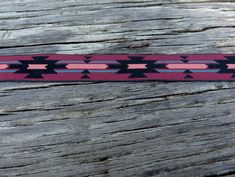 Aztec Choker Necklace Native American Jewelry Fabric Choker Etsy