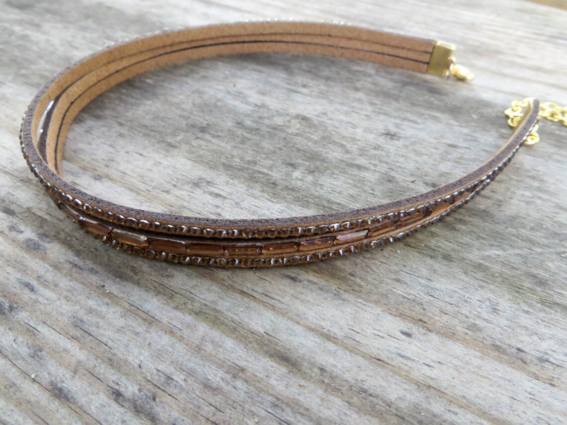 Abby Choker - Brown