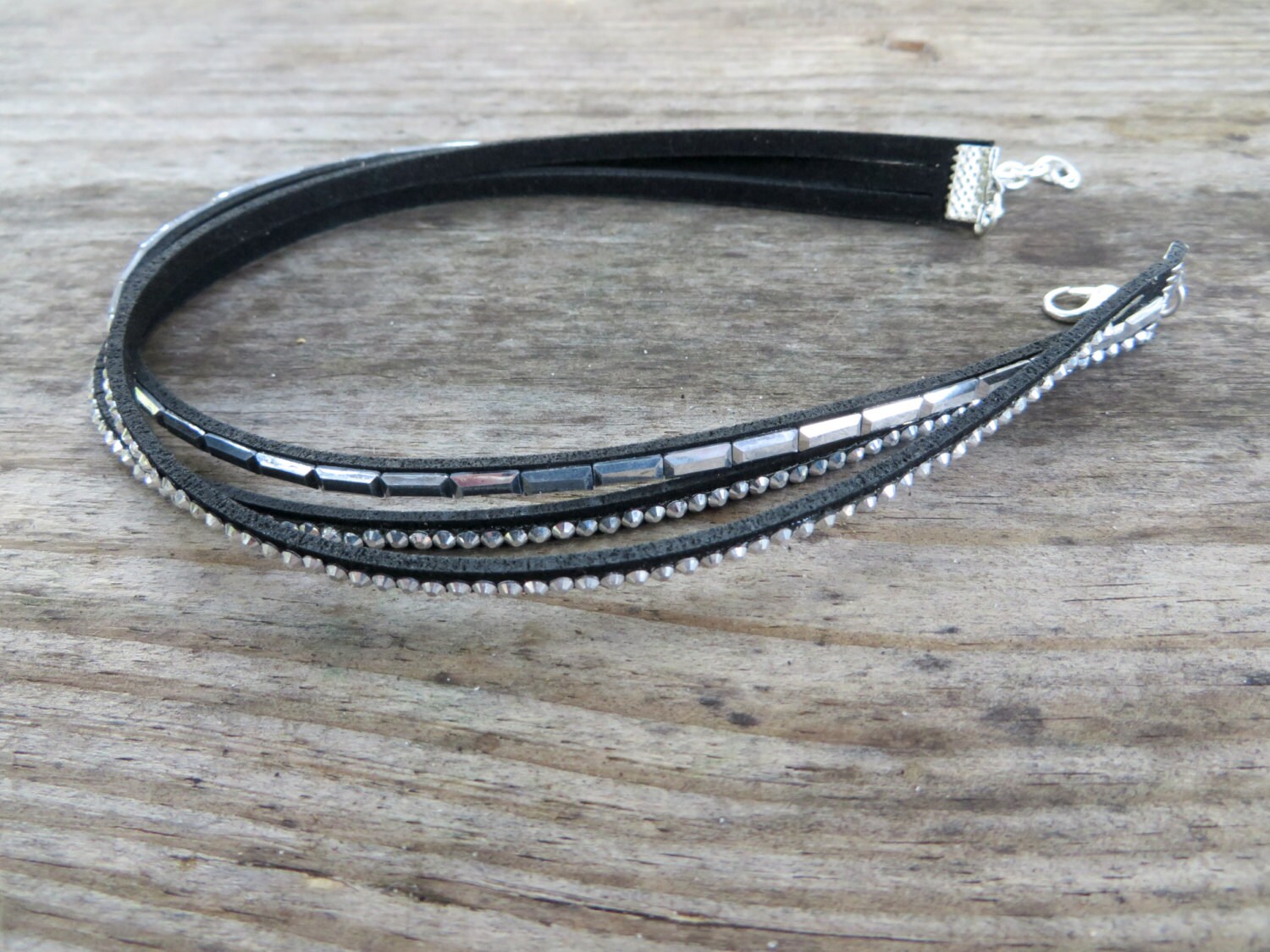 Layering Choker in Salad (Silver)